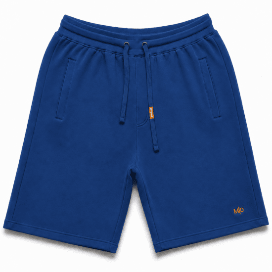 Motley Denim Paris Sweatshorts Royal Blue - Collegehousut ja collegeshortsit - Miesten Isot collegehousut ja collegeshortsit