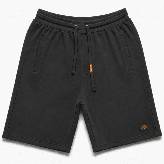 Motley Denim Paris Sweatshorts Charcoal - Collegehousut ja collegeshortsit - Miesten Isot collegehousut ja collegeshortsit