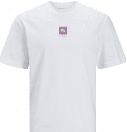 Jack & Jones JCOBEECH T-shirt White - T-paidat - Isot T-paidat 2XL – 14XL