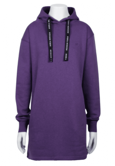 Nora Mikken KRISTINA Long Hoodie Purple - Hupparit ja collegepaidat - 