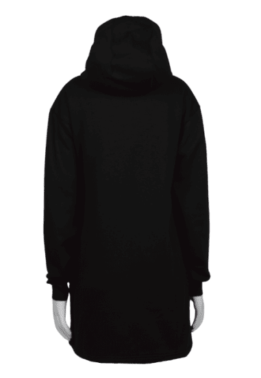 Nora Mikken KRISTINA Long Hoodie Black - Hupparit ja collegepaidat - 