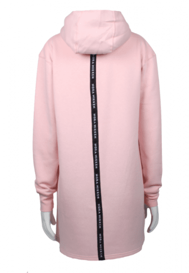 Nora Mikken KADRI WHITE Long Hoodie Pink - NAISTEN VAATTEET XS-XXL - 