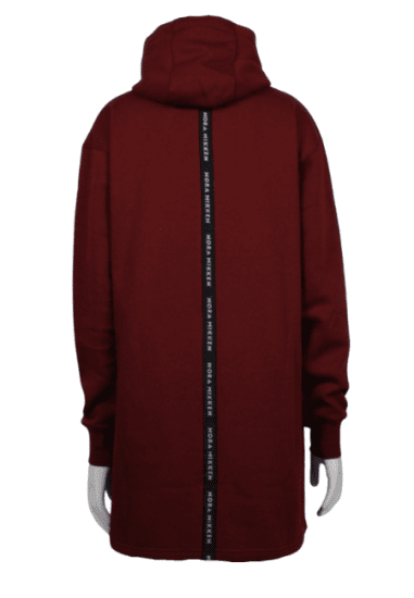 Nora Mikken KADRI Long Hoodie Burgundy - Hupparit ja collegepaidat - 