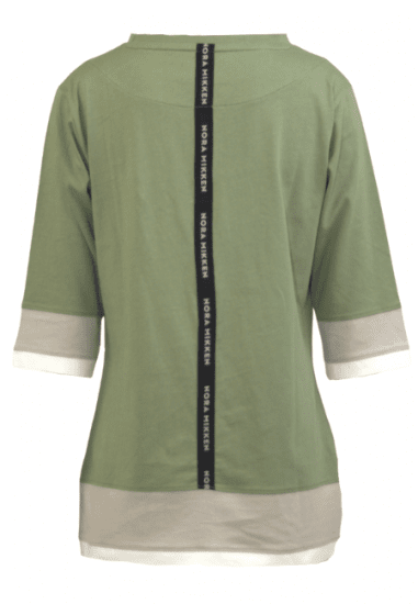 Nora Mikken ANNELI T-Shirt Green - T-paidat - 