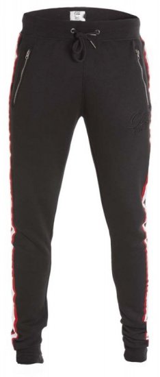 D555 Virginia Sweatpants Black - Collegehousut ja collegeshortsit - Miesten Isot collegehousut ja collegeshortsit