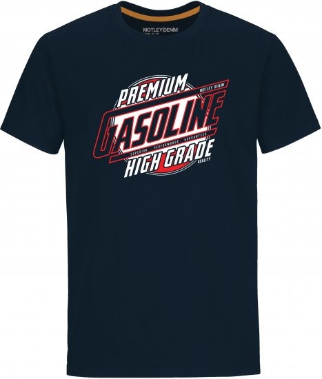 Motley Denim Watford T-Shirt Navy - T-paidat - Isot T-paidat 2XL – 14XL