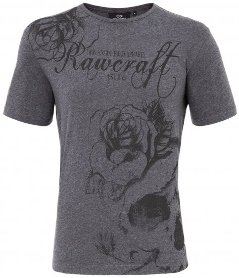 Rawcraft Webling T-shirt Charcoal - T-paidat - Isot T-paidat 2XL – 14XL