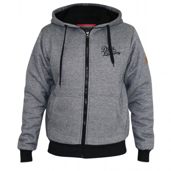 D555 William Sherpa Lined Hoodie - Hupparit ja collegepaidat - Miesten hupparit ja collegepaidat isot koot